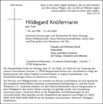 eine Anzeige