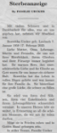 eine Anzeige
